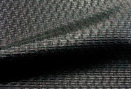 Futurama Black Designer Textile Shades