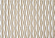 Waves Gold Designer Textile Shades