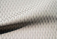 Waves Silver Designer Textile Shades